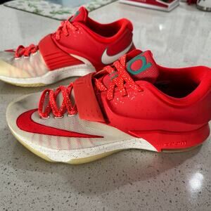Nike KD VII Christmas Eggnog 707560-613 Size 14 Pre-Owned No Box Mens Shoes